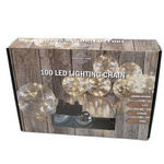 Girlanda LED 10 żarówek 4,5m biała ciepła z timerem