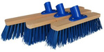 Szczotka budowlana na kij włosie z PCV 300mm