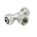 Trójnik skręcany PEX 16x1/2''x16mm Tycner