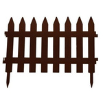 Płotek ozdobny brąz 3,2 metra