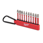 Zestaw bitów na karabińczyku 10szt Milwaukee