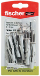 Kołek z wkrętem Fischer FU 8x50 VK 8 sztuk