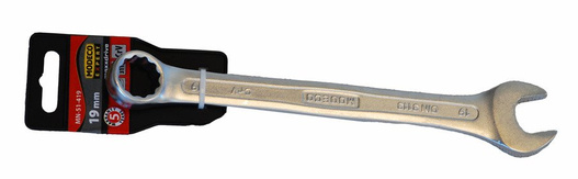 Klucz oczkowo-płaski 19mm MODECO