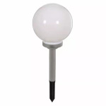 Lampa solarna LED biała kula 43,5 cm