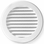 Kratka wentylacyjna skośna z siatką brązowa