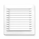 Kratka wentylacyjna 14x14 prosta biała 145x145