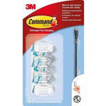 Klipsy do wiesz.lampek/ozdób 4szt Command