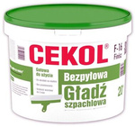Bezpyłowa gładź szpachlowa Cekol F16 20kg
