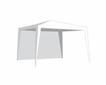 Ściana do pawilonu 3x2m biała bez okna