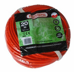 Przedłużacz ogrodowy 2x1mm2 20m ELGOTECH