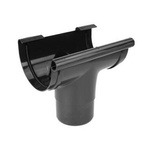 Lej spustowy PVC 125 x 100 czarny Kaczmarek