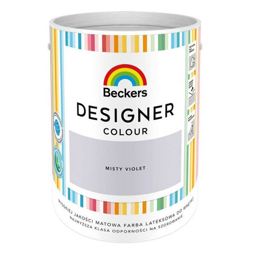 Farba lateksowa Beckers Designer 5l Misty Violet