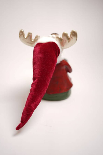 Renifer siedzący ON/ONA LED czerwono-zielony zwisające nogi 60cm