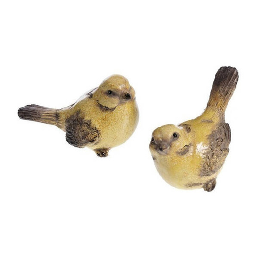 Ptaszek ceramiczny żółto-brązowy 10,5cm