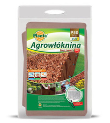 Agrowłóknina 1.6x10m 50g brązowa