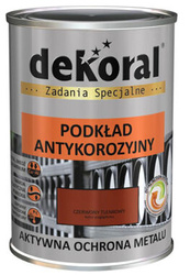 Dekoral podkład antykorozyjny 0,9l czerwony tlenk