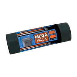 Worki na śmieci Mega Pack 160L 10 sztuk Bez taśmy Solid