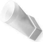 Łącznik o przekroju zmiennym śr.100 biały