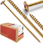 Wkręty ciesielskie do drewna z łbem podkładkowym 8x140mm 50szt