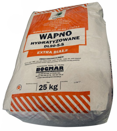 Wapno hydratyzowane Dolvap 25kg