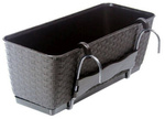 Skrzynka balkonowa Ratolla rattan umbra 40cm
