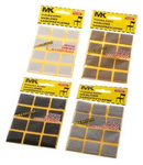 Podkładki filcowe Premium 28x28mm 12 sztuk brązowe