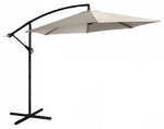 Parasol ogrodowy z wysięgnikiem 300cm beż