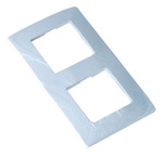 Ramka dwukrotna biała NILOE LEGRAND