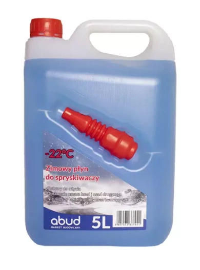 Płyn do spryskiwaczy z lejkiem -22C 5L Abud