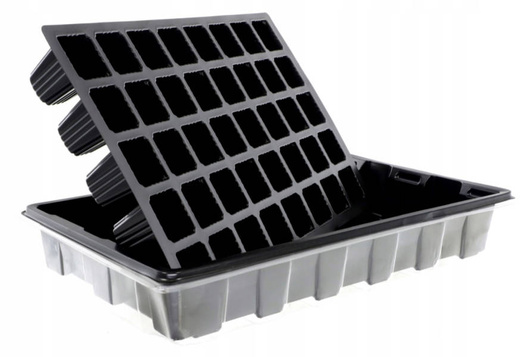 Miniszklarnia do rozsad 40 otworów 38x24cm