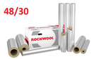 Otulina ROCKWOOL wełna 48/30 ROCKWOOL 800 ALU MB