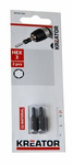 Końcówka Bit HEX3 25mm 2szt Kreator