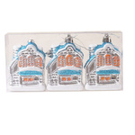 Bombka 3szt 7cm Domek