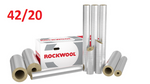 Otulina ROCKWOOL wełna 42/20 ROCKWOOL 800 ALU MB