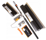 Zestaw do nakładania gładzi SOLID 7 cz.Nóż 80 cm PROFESSIONAL,nóż 35 cm PROFESSIONAL, kij teleskop,wałek 25cm + rączka ,adapter,paca