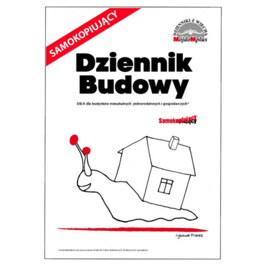 Dziennik budowy samokopiujący A4