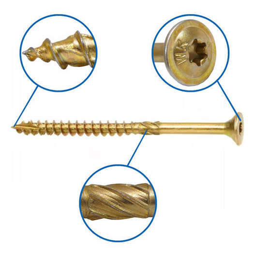 Wkręty ciesielskie talerzowe 8x180 TORX 50 szt