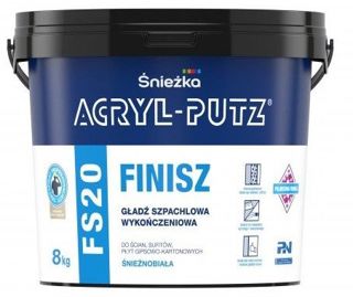 Acryl putz finisz gotowa gładź 8kg FS20