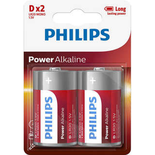 Bateria LR20 1,5V 2szt.Alkaline Philips