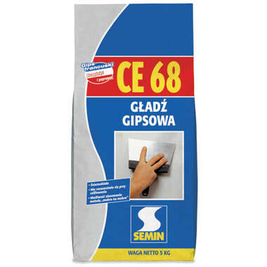 CE 68 gładź gipsowa  francuska 5kg SEMIN