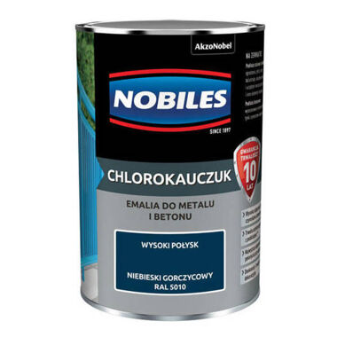 Chlorokauczuk Nobiles niebieski gorczycowy 0,9l