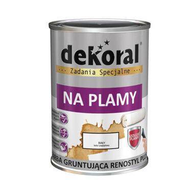 Dekoral Renostyl Plus farba na plamy biała 0,9l