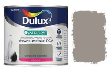 Dulux Emalia akrylowa Rapidry Burzowa szarość 0,4l