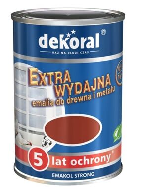 Emalia Dekoral Emakol Strong 0,9L Brązowy