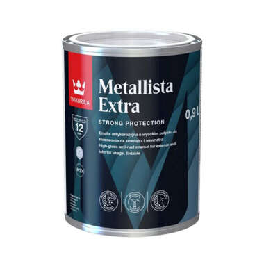 Emalia antykorozyjna Metallista Extra Tikkurila Biała 0,9L