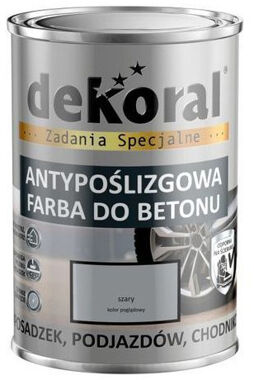 Farba Dekoral Akrylit B do betonu szary 0,75L