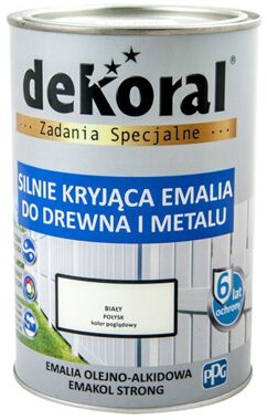 Farba Dekoral Emakol Strong 0,9L Biała