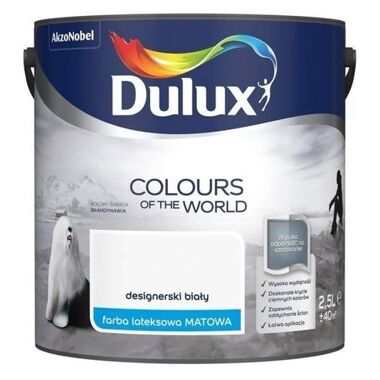 Farba Dulux Kolory Świata Designerski biały 2,5L