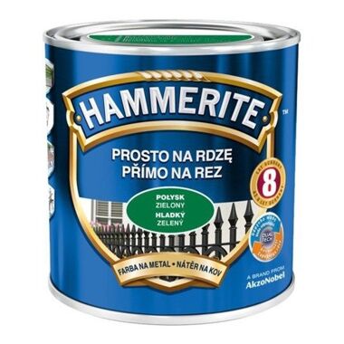 Farba Hammerite Prosto na rdzę 2,5l Zielony połysk