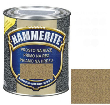 Farba Hammerite-młotkowy 0,7L złota